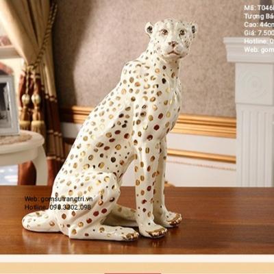 tượng sứ, tượng trang trí,tượng báo đốm, tượng trung quốc,